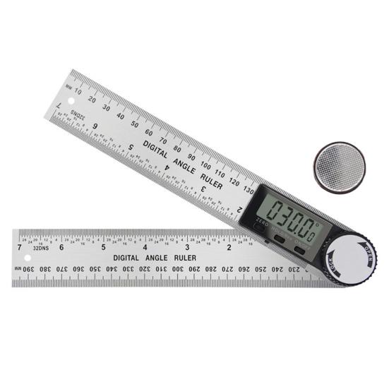 Угловая линейка, измерительный инструмент, цифровой дисплей, легко читаемый, высокая точность, многоцелевой прецизионный измерительный инструмент для измерения угла
