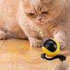Интерактивная игрушка-мяч для кошек с дистанционным управлением, автоматическое движение, катящееся перо для кошек