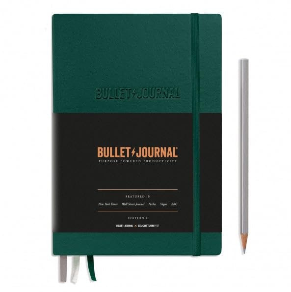 Leuchtturm Издание Bullet Journal 2 A5 Блокнот в точку Зеленый 368952 Официально импортировано