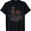 Black Roses Broken Heart Goth Art T-Shirt