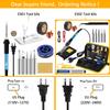 16-IN-1 Electric Soldering Iron 60W Adjustable Temperature Replaceable Soldering Iron Head Soldering Iron Pen Welding Kit