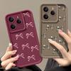 Bowknot Print TPU Soft Phone Case For Xiaomi 14T Pro 13T Poco X7 F6 X6 Redmi Note 14 Pro 13 12 11 Silicone Shockproof Lens Protection Bumper Cover