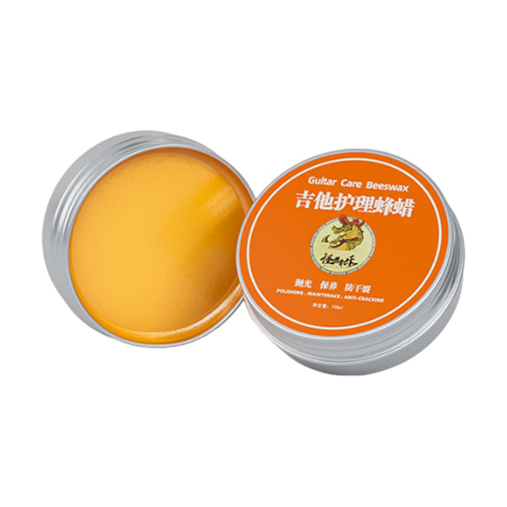 100ml Guitar Polish Maintenance Beeswax Musical Instrument Care Fingerboard Oil Guitar Violins Care Beeswax Enduring