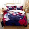 Комплект постельного белья Helltaker Single Twin Full Queen King Size Bed Set Aldult Kid Bedroom Duvetcover Sets Anime Parure de lit Bed