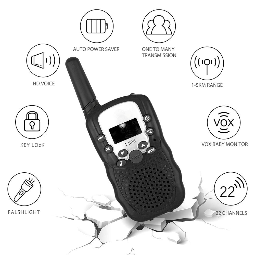 Портативная детская мини-игрушка Walkie Talkie Двусторонняя связь Удаленный домофон