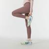 Nike Спортивные леггинсы для йоги и фитнеса с высокой талией и однотонным логотипом, женские плавки розово-коричневого цвета DQ6016-208