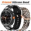 Силиконовый ремешок с принтом для Samsung Galaxy Watch 8 40мм 44мм/8 Classic 46мм Мужской Женский Силиконовый Спортивный Ремешок Для Galaxy Ultra 2024/2025 47мм Браслет