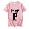 I Love His D P T-shirts Love His Dedication T Shirts, Love Her Personality Tees , Couples Sexy Matching Tops