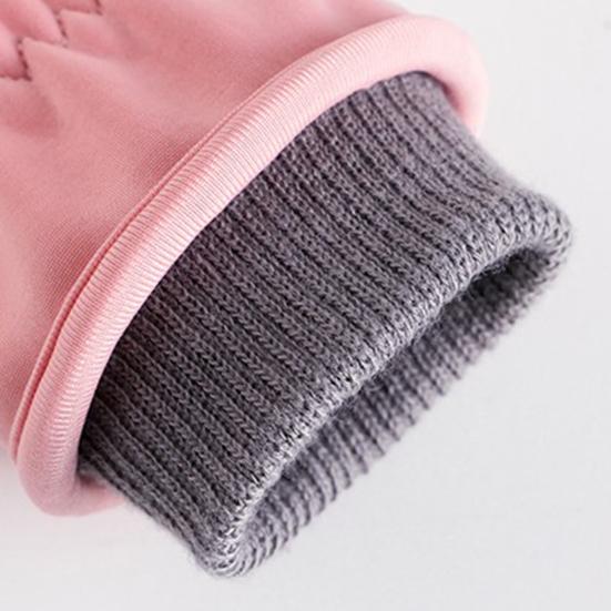 Детские лыжные перчатки Водонепроницаемые с флисовой подкладкой Зимние перчатки Теплые Ветрозащитные перчатки с нескользящими ладонями для мальчиков девочек Лыжи Сноуборд Велоспорт