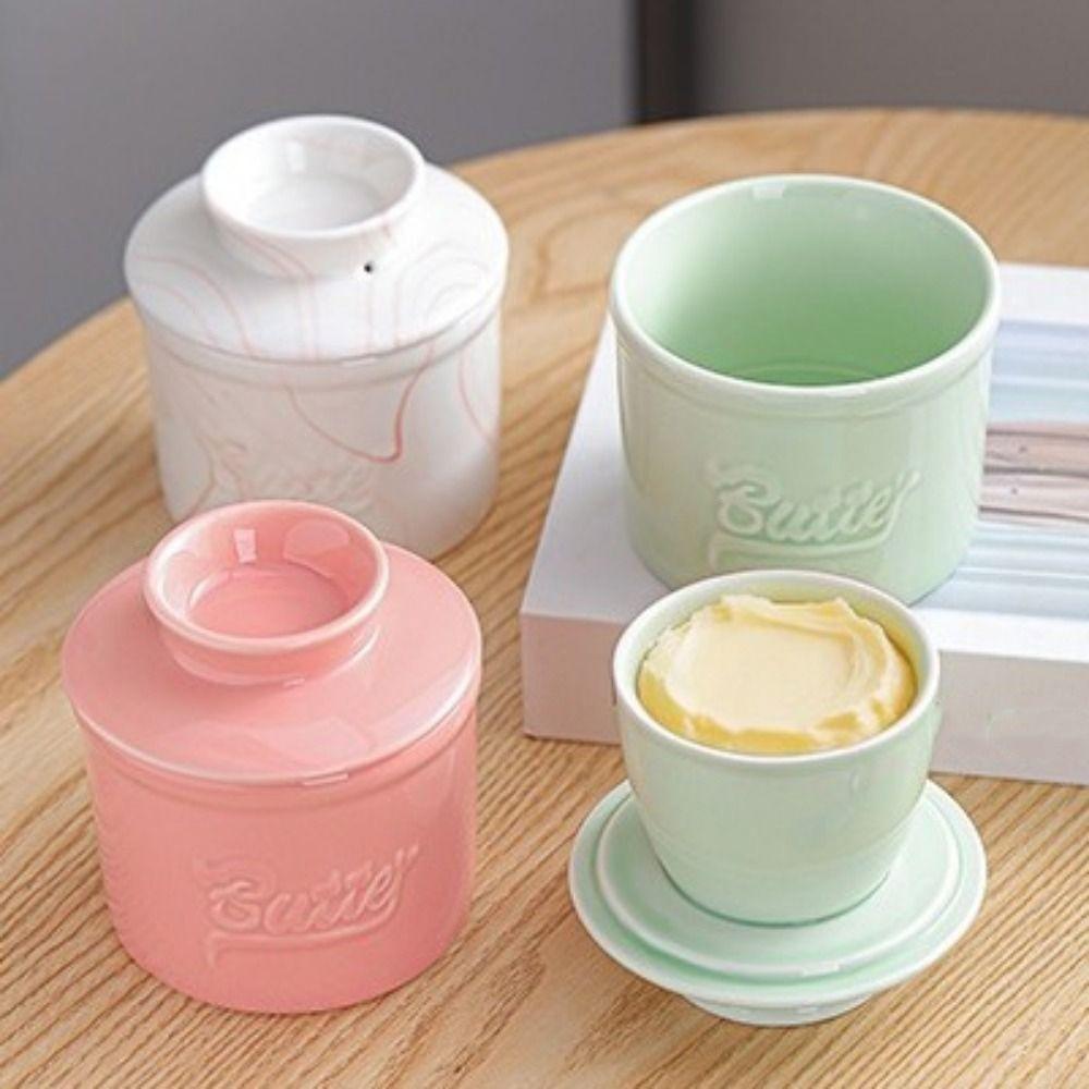 Keep Fresh Butter Bell Crock Sealed Ceramic Butter Crock Simple Butter Keeper  Bread