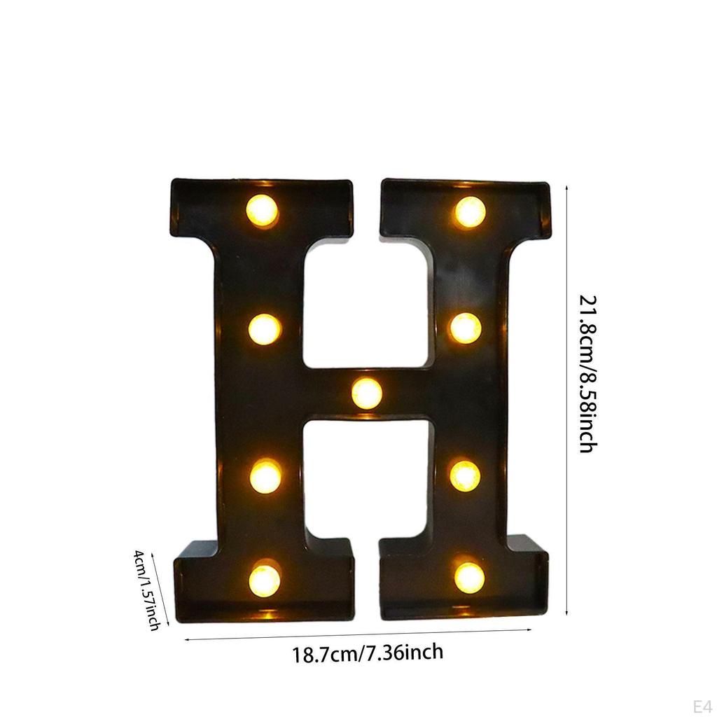 Светодиодный шатер с буквами световой бар для домашнего свадебного декора алфавитный знак