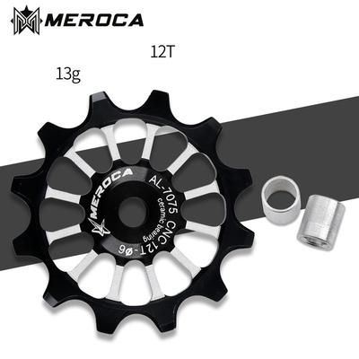 MEROCA 12T MTB Шоссейный Велосипед Задний Переключатель Керамический Подшипник Ролик Широкий Узкий Зуб Велосипед Направляющее Колесо Для Shimano Sram