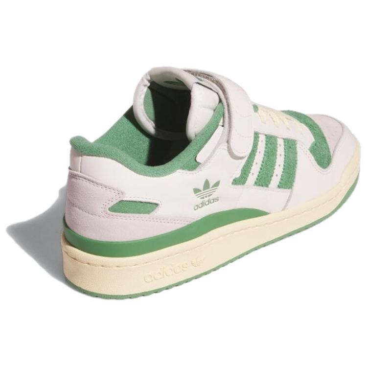adidas Originals Forum 84 Удобные Легкие Низкие Кеды для Скейтбординга Унисекс Кроссовки Белые Зеленые IH5349