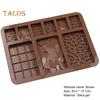 Cake Mold Anti-crack Multi-functional Reusable Great Candy Gummy Waffle Mold for Kitchen