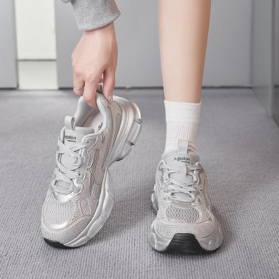 Августин платформа папины кроссовки женские 2025 новые осень и зима маффин платформа повседневная спортивная обувь легкие кроссовки для бега