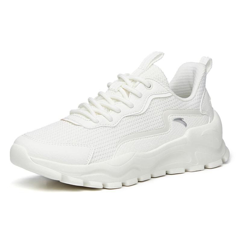 Anta Life Collection Повседневная обувь Женские низкие кеды Цвет: Слоновая кость Белый/Серебристый 922238832-2