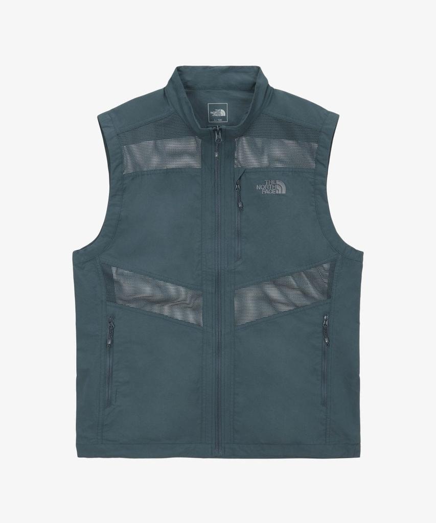 The North Face Nv5Vs00B Мужская сетчатая жилетка для рыбалки дымчато-синяя