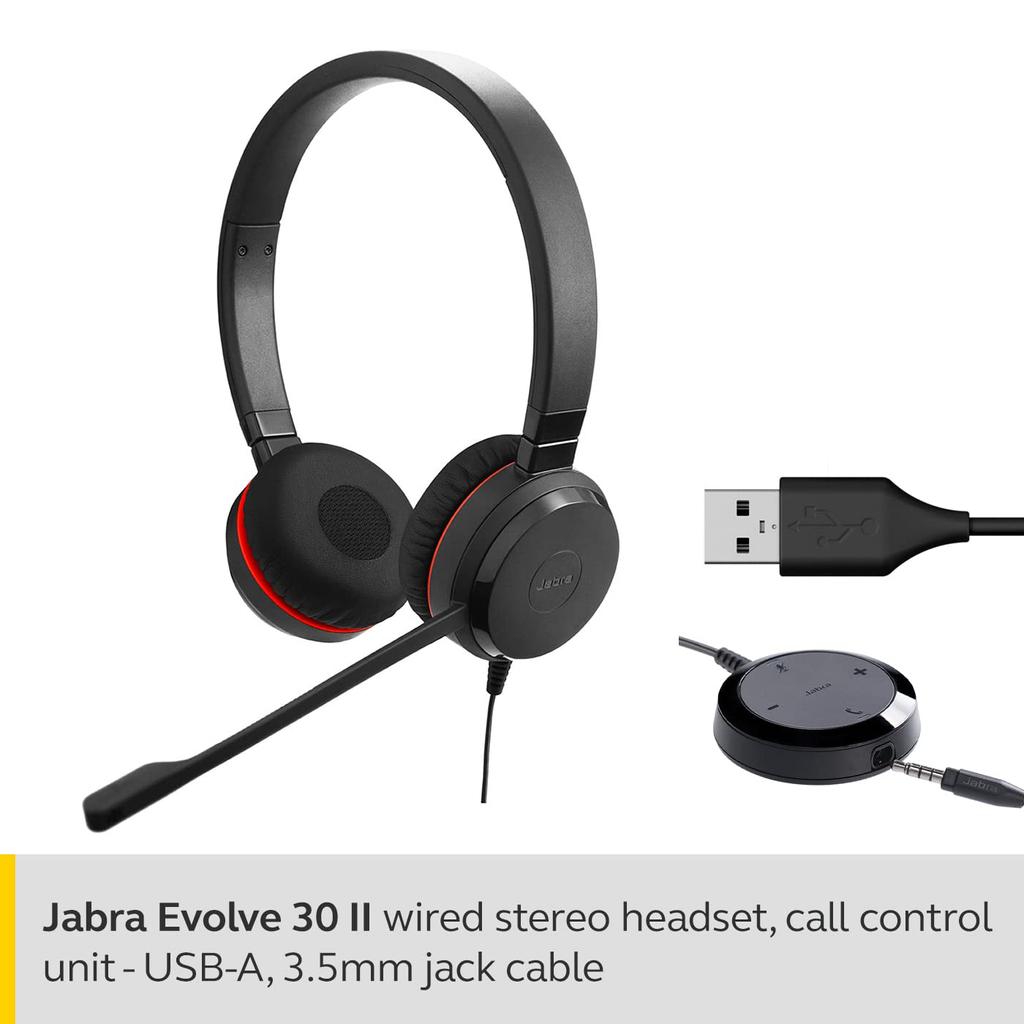 Гарнитура Jabra Evolve 30 II UC 5399-829-309 [Стерео Стерео]