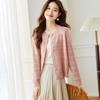 Women's 100% Wool Thin Knit Cardigan