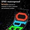 Прокручивающийся светодиодный дисплей, программируемый гибкий для матричной панели, интеллектуальное управление с помощью приложения, пользовательский текст, анимация узора, цифровые вывески, огни для автомобиля