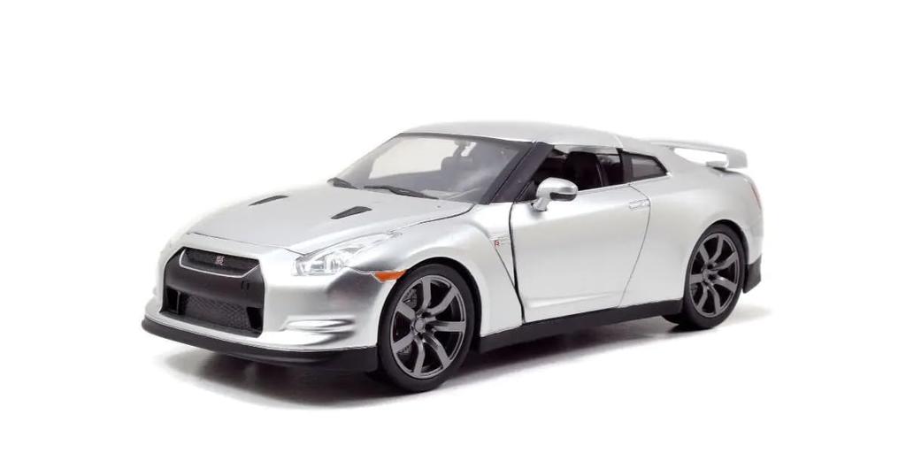 Kyosho JADA TOYS Масштабная модель Брайана Nissan Skyline Цвет: Candy Silver Модель JADA97212 1/24 F&F GT-R (Р35)