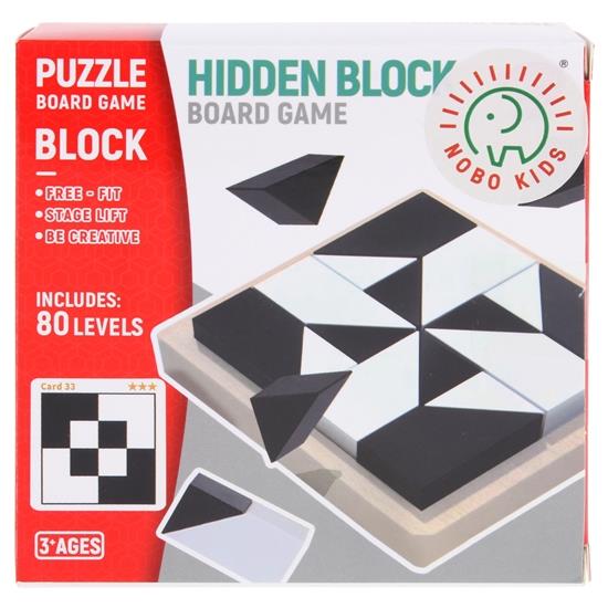 3D Hidden Blocks Puzzle Tangram Logic Board Game
