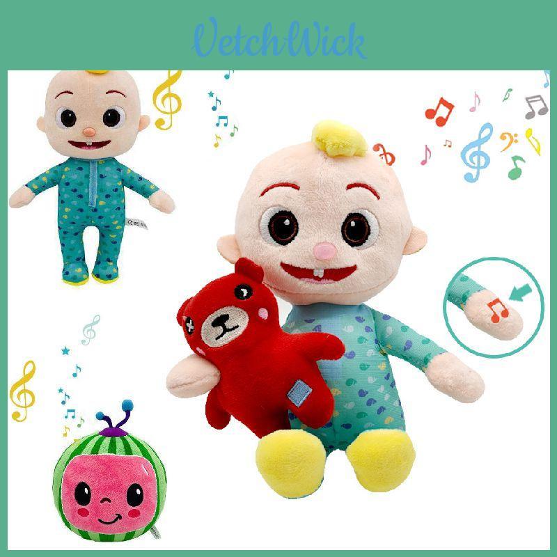 Adorable Kawaii Cocomelon Watermelon Music Toy With 8 English Songs And Plush Comfort