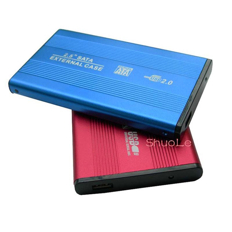 USB2.0 Внешний корпус для жесткого диска HDD, коробка, кейс, карман 2.5" IDE HDD Со светодиодной подсветкой Для настольного компьютера PC