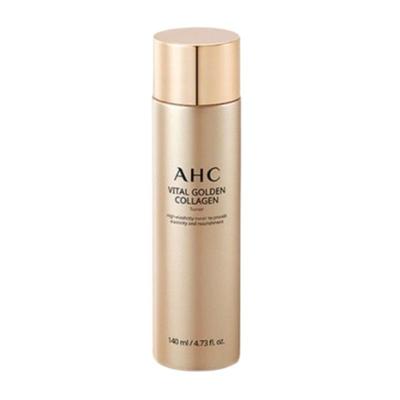 Vital Golden Collagen Toner 140 мл – корейский антивозрастной увлажняющий тоник для лица с пептидами и золотом, K-Beauty Skincare
