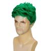 Green White Orange Men Wig with Bangs Natural St. Patrick's Day Wigs  Carnival Party