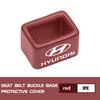 For Hyundai Car Styling Seat Belt Buckle Anti-scratch Protector Cover Auto Accessories i10 i20 i30 i40 ix20 ix35 ix55 Venue PP16