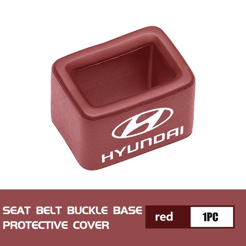 For Hyundai Car Styling Seat Belt Buckle Anti-scratch Protector Cover Auto Accessories i10 i20 i30 i40 ix20 ix35 ix55 Venue PP16