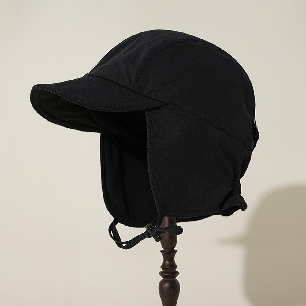 Зимняя шапка с ушами, шапка-ушанка, защита ушей, бархатная шапка-пилот, шапка Лэй Фэн, шапка-боне, для занятий спортом на открытом воздухе