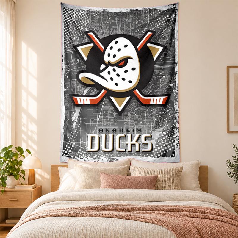 Anaheim Ducks Tapestry highquality for decorating living room bedroom dorm walls ideal as bedroom wallart orholiday gift