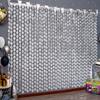 Laser Rain Silk Curtain 2pcs