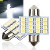 16 Светодиодов SMD 31 мм Белый 6000K LED АВТО Автомобильный Внутренний Купольный Фонарь Карты Гирлянда Лампа 12В Лампа для Чтения Фонарь Номерного Знака C5W DE3175 DE3022