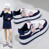 Белые туфли для женщин, новые весенние студенческие универсальные повседневные кроссовки в корейском стиле, модные кроссовки на толстой подошве A627
