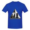 1 Piece Band Novelty 100 Cotton Tshirt Aangine De Poitrine Rock Tees Tops For Unisex