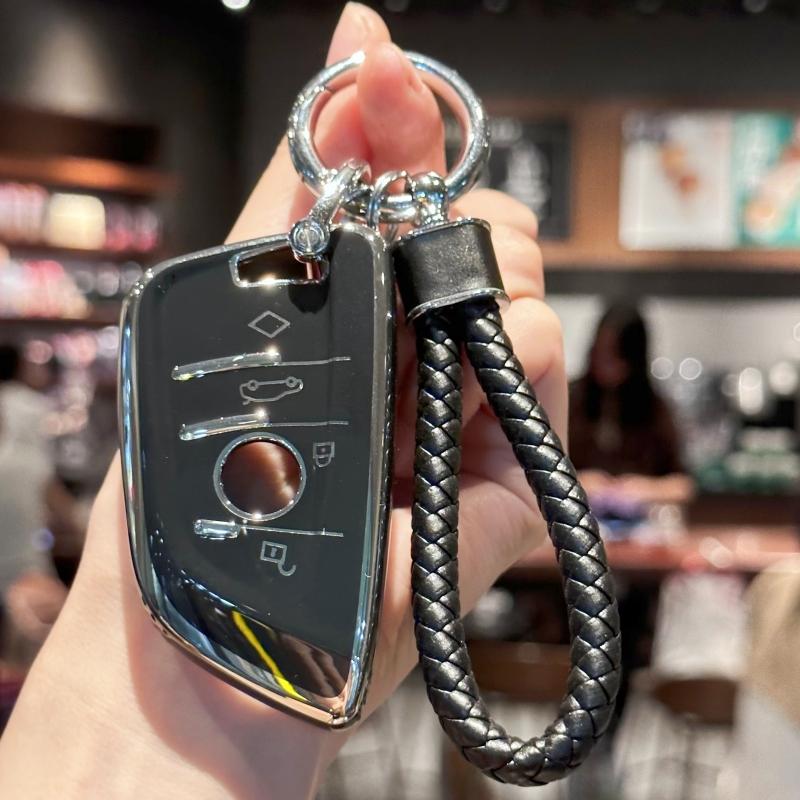 Чехол-брелок из ТПУ с ремешком для ключей для BMW X1 X2 X3 X4 X5 F15 X6 F16 G20 G30 1 2 3 5 7 серии