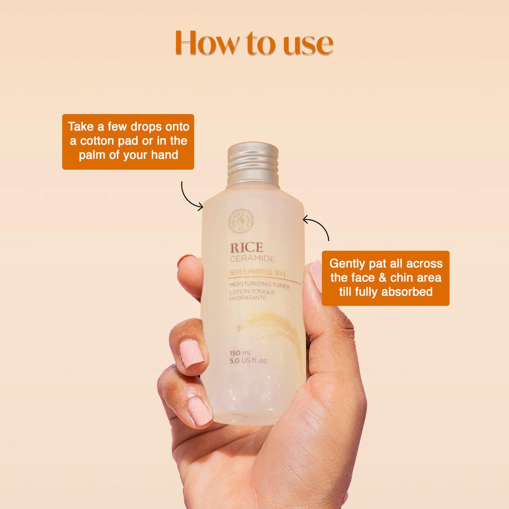 The Face Shop Rice & Ceramide Moisturizing Toner 150ml