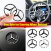 1 шт. 52/58 мм Наклейка-эмблема на центр рулевого колеса автомобиля для Mercedes Benz AMG W212 W213 W177 CLE GLA W222 GLC GLB W203 W210 W220