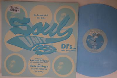 12-дюймовая пластинка SOUL UNIT - DJ's / Party Just Begun PRPS1009 Props Recording 2003 США Рэп и хип-хоп/R&B Б/У