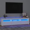 VidaXL TV Stand with LED Lights Entertainment Center Storage Media Console Living Room Furniture Home 3152754