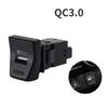 For Toyota Rav4 2019 2020 5th Central Control Position Qc3.0 Car Charger Lossless Upgrade