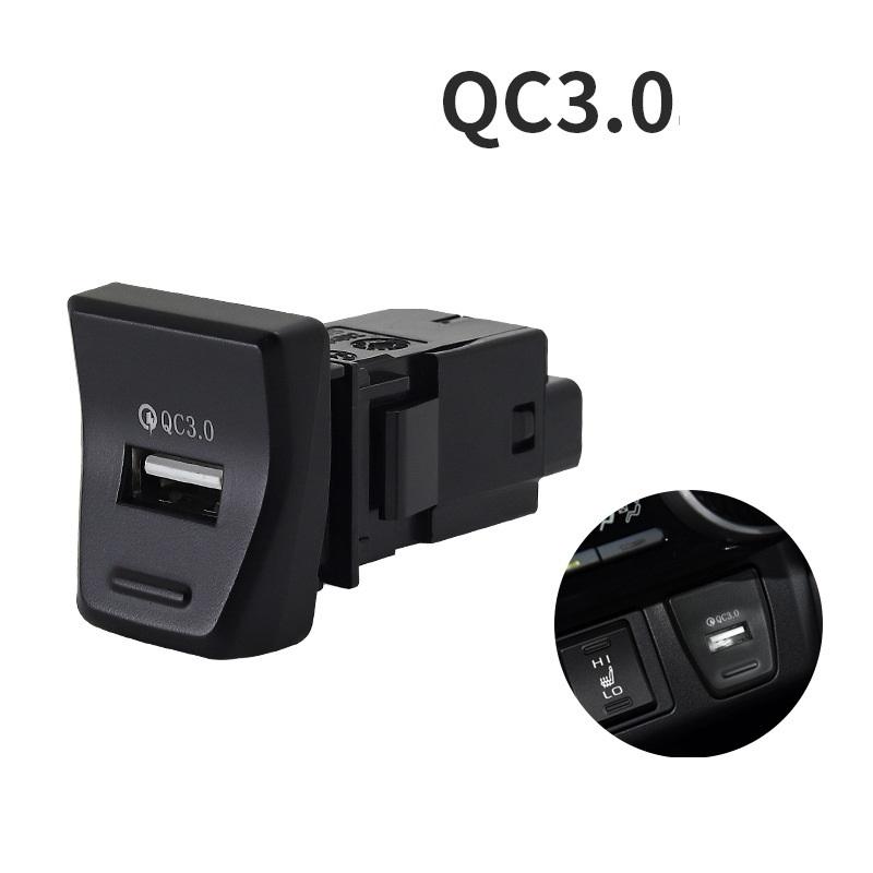 For Toyota Rav4 2019 2020 5th Central Control Position Qc3.0 Car Charger Lossless Upgrade