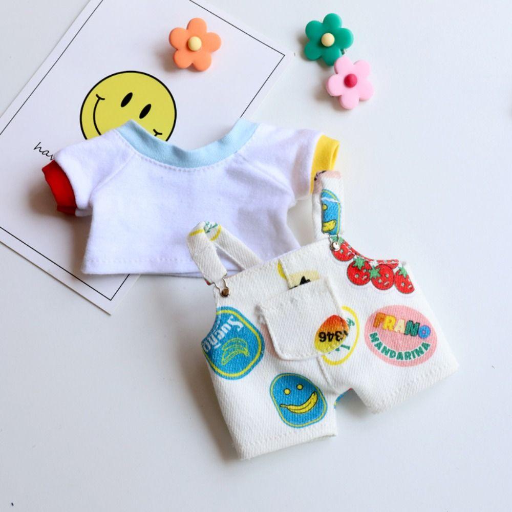 Мультяшный узор 20 см кукольная одежда хлопковая кукольная одежда комбинезон для кукол костюм аксессуары для кукол