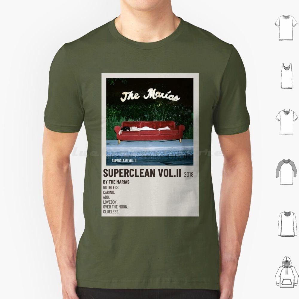 Superclean T Shirt Cotton Men Women DIY Print Music Song Album Cover Band Alternative Indie Music Albums Musics Marias