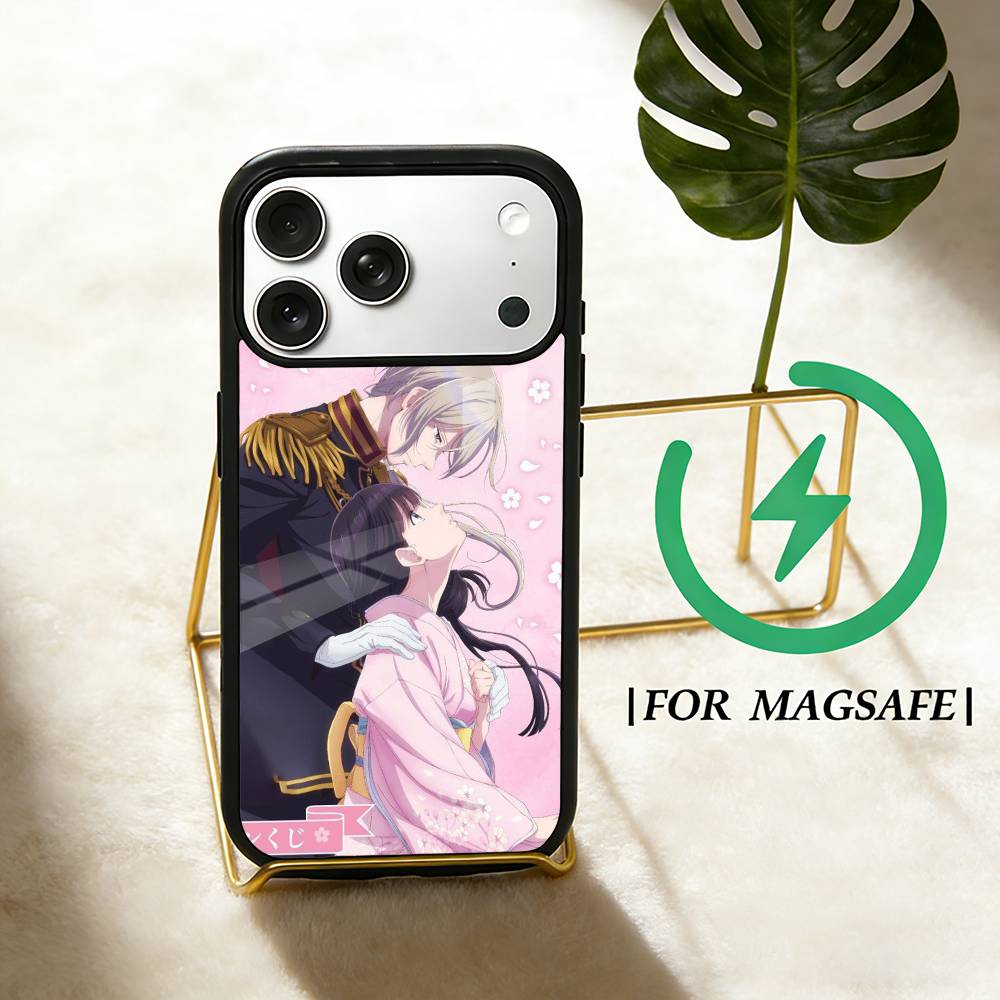 Мой счастливый M-брак Аниме Чехол для телефона Для iPhone 17,16,15,14,13,12,Plus,Pro,Max Для Magsafe Магнитная Беспроводная Зарядка