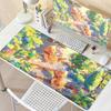 Kawaii Mousepad Computer New Style Mouse Pads E-eevee Keyboard Pad P-pokemon Carpet Gamer Soft Office PC Accessorics Desktop Mat