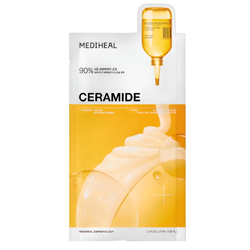 Mediheal Essential Facial Nourishing Lifting Mask Set 10pcs 7-Type Set (Madecassoside, Tea Tree, Collagen, Vitamin, Ceramide, Rose PDRN, Hyaluronate)